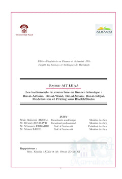 Modélisation des instruments de couverture en Finance Alternative