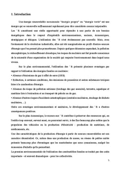 Étude du potentiel des énergies renouvelables en Tunisie