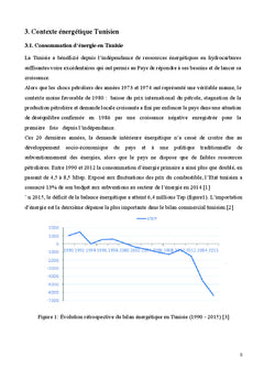 Étude du potentiel des énergies renouvelables en Tunisie