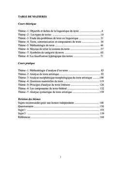 LA LINGUISTIQUE TEXTUELLE