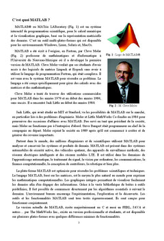 Comprendre MATLAB