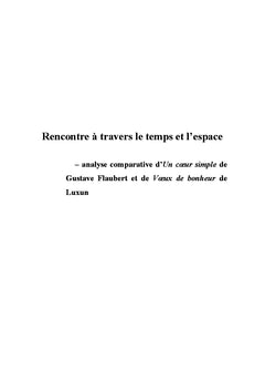 Rencontre à travers le temps et l'espace