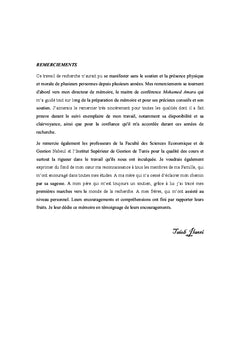 Processus d'appariement sur les marchés locaux du travail en Tunisie
