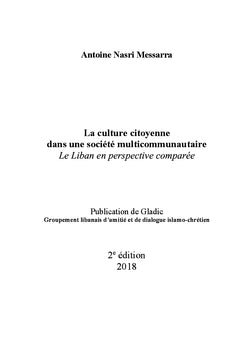 La culture citoyenne dans une société multicommunautaire