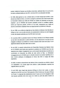 Problématique des OEV au Cameroun dans le contexte du VIH/SIDA