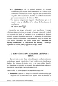 Le moteur à 4 temps