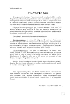 Manuel de formation en Mannequinat