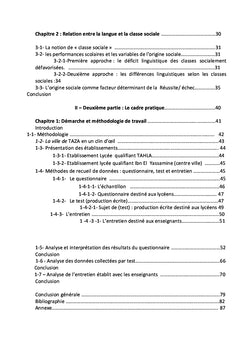 Impact de la différence sociale sur la maîtrise du FLE