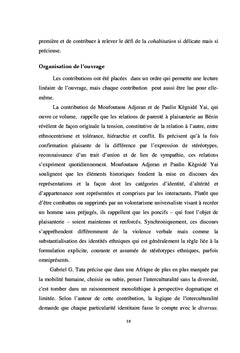 Cohabitation interculturelle : fondements épistémologiques