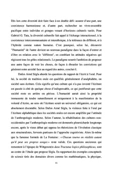 Cohabitation interculturelle : fondements épistémologiques
