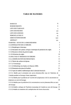 Impact des hydrolases sur les caractéristiques des moûts de sorgho