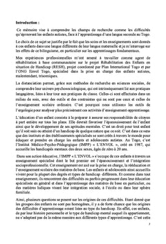 Difficultés d'apprentissage des enfants autistes