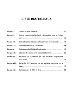 Contrôle qualité des instruments de médecine nucléaire