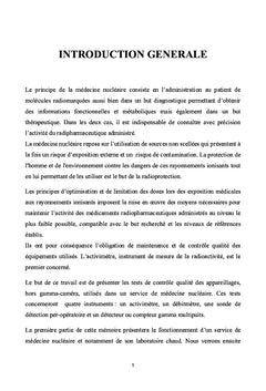 Contrôle qualité des instruments de médecine nucléaire
