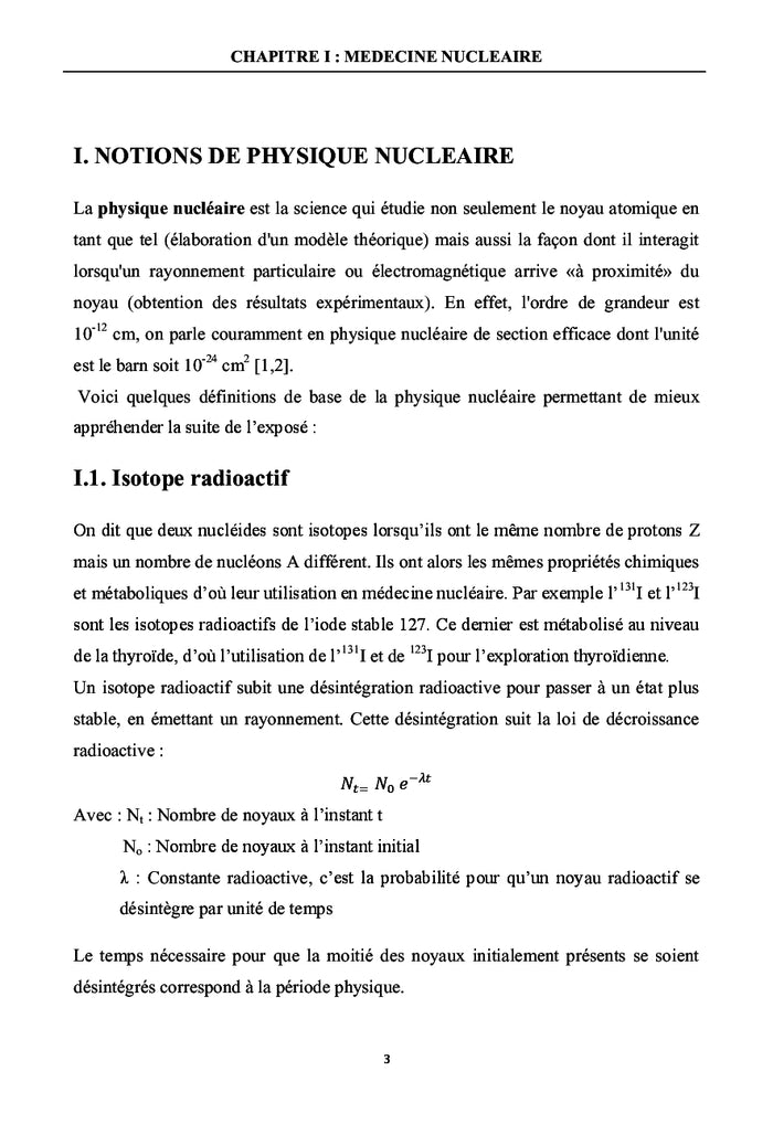 Contrôle qualité des instruments de médecine nucléaire