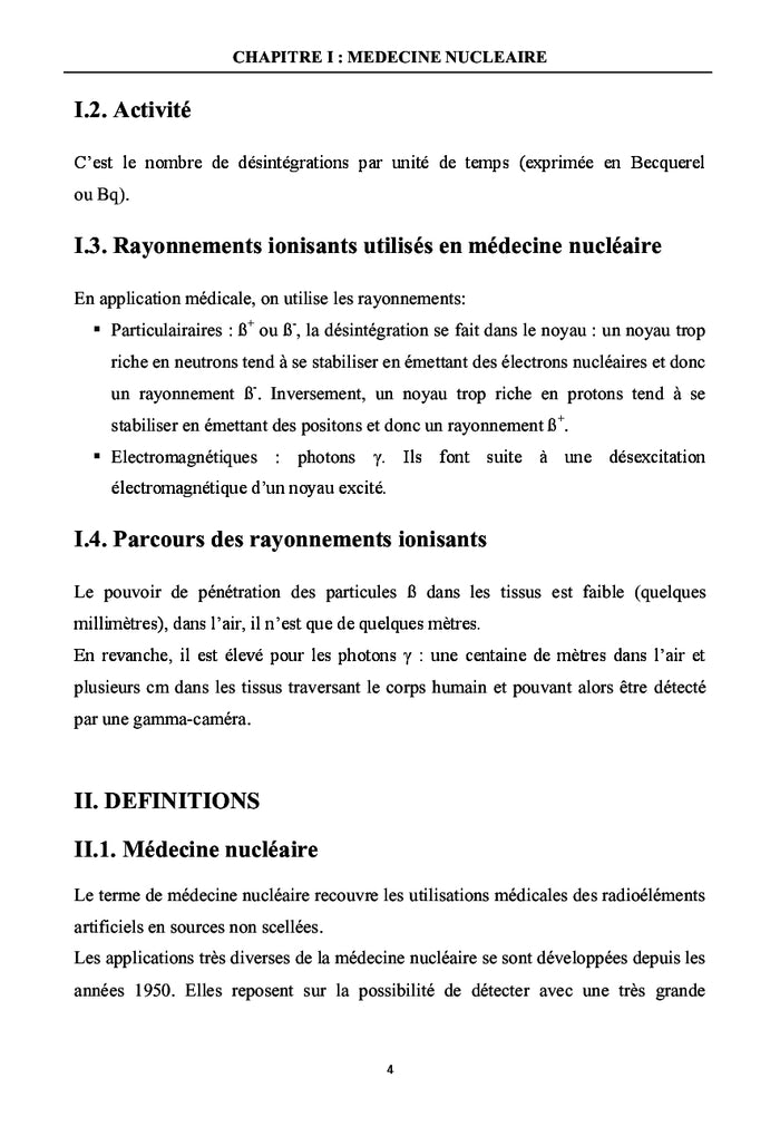 Contrôle qualité des instruments de médecine nucléaire