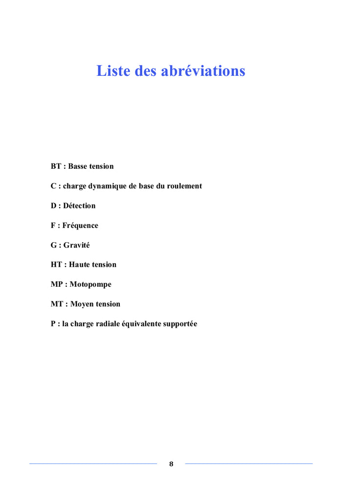 Analyse des pannes et fiabilisation des moteurs électriques