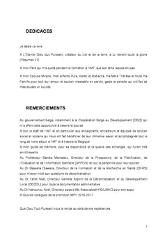Analyse de la politique de décentralisation sanitaire en Côte d'Ivoire