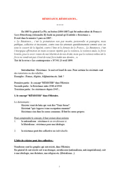 Quelques réflexions sur l'Histoire