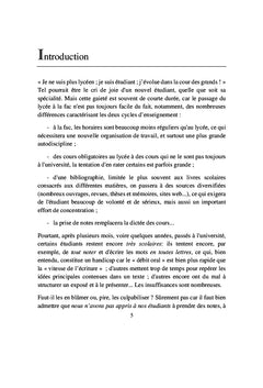 La boîte à outils de l'étudiant