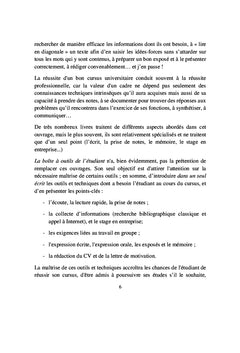La boîte à outils de l'étudiant