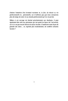 La boîte à outils de l'étudiant