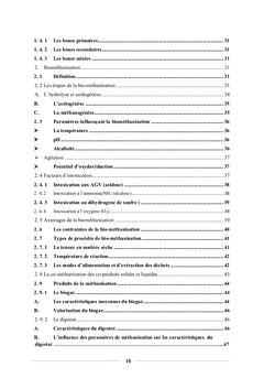 Production de biogaz par valorisation du lactosérum en co-digestion anaérobie
