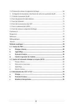 Production de biogaz par valorisation du lactosérum en co-digestion anaérobie