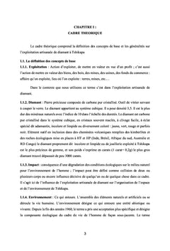 L'exploitation de Diamant à Tshikapa / Province du Kasai en RDC