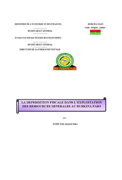 La déperdition fiscale dans l'exploitation des ressources minérales