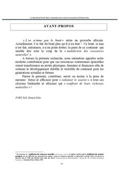 La déperdition fiscale dans l'exploitation des ressources minérales