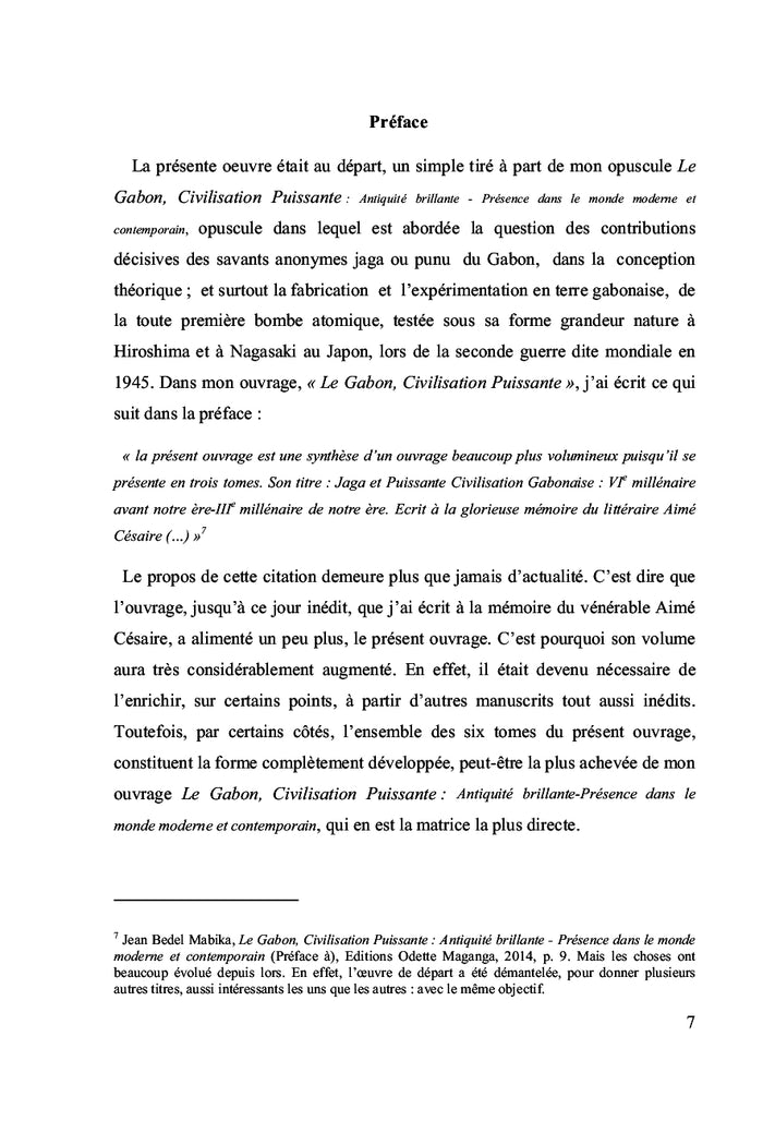 Tome I Merveilleux Meri ou Kam du Gabon