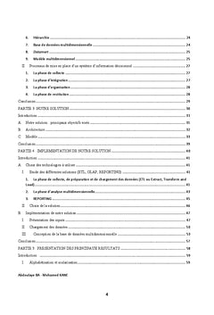 Système d'information décisionnel : cas du recensement de 2013