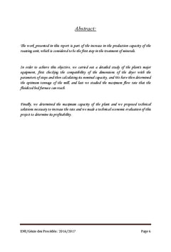 Etude d'augmentation de la capacité de l'usine grillage