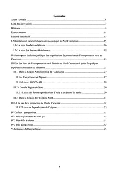 Défis de l'entrepreneuriat rural féminin au Nord Cameroun