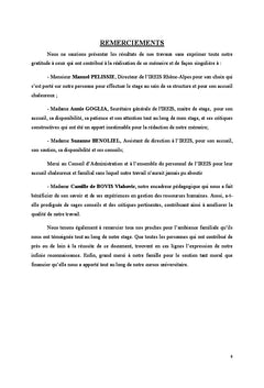 Analyse du mangement des compétences dans une organisation de l'ESS