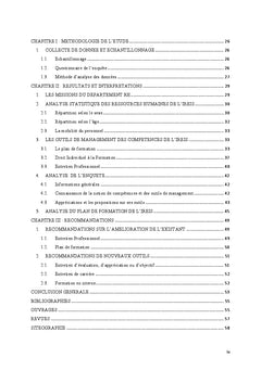 Analyse du mangement des compétences dans une organisation de l'ESS