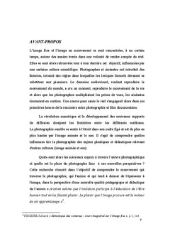 L'audiovisuel : entre pédagogie et image photographique
