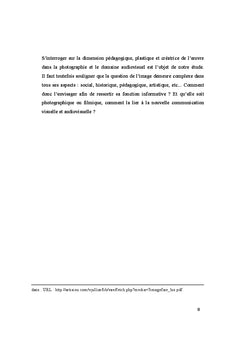 L'audiovisuel : entre pédagogie et image photographique