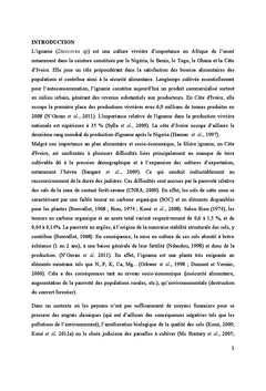 Production d'igname dans les jachères à Chromolaena odorata