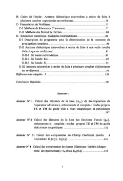Antennes à ondes de fuite uniforme et à revêtement diélectrique