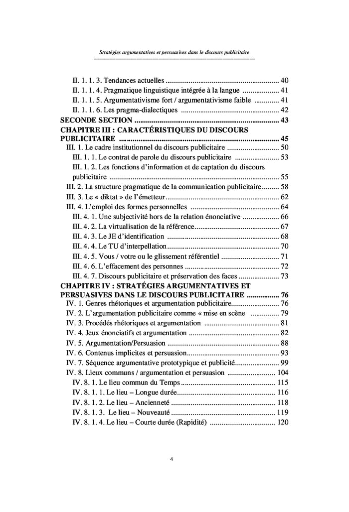 Stratégies argumentatives et persuasives dans le discours publicitaire