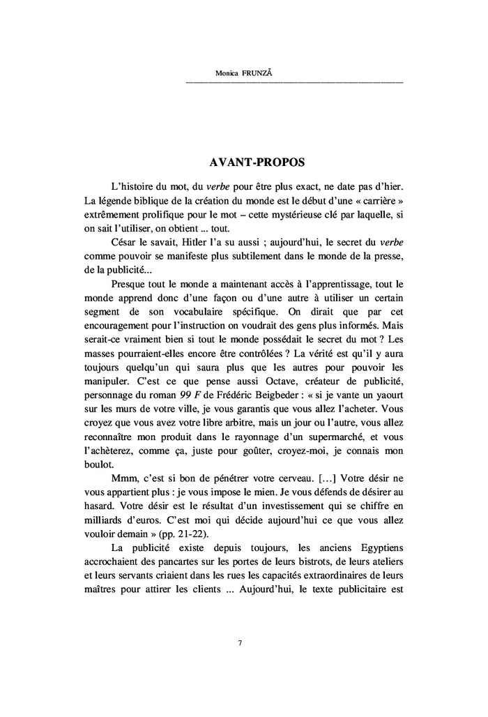 Stratégies argumentatives et persuasives dans le discours publicitaire