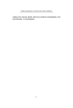 Stratégies argumentatives et persuasives dans le discours publicitaire