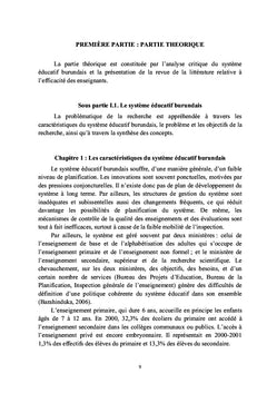 Les déterminants de l'efficacité des enseignants
