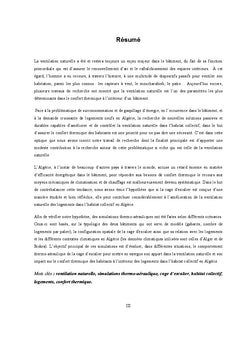 L'apport de la cage d'escalier dans la ventilation naturelle