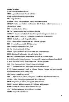 Facteurs de recrudescence des inondations du Niger au Bénin