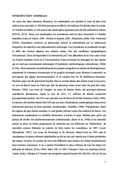 Facteurs de recrudescence des inondations du Niger au Bénin