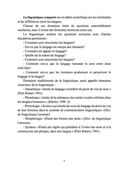 INTRODUCTION A LA LINGUISTIQUE