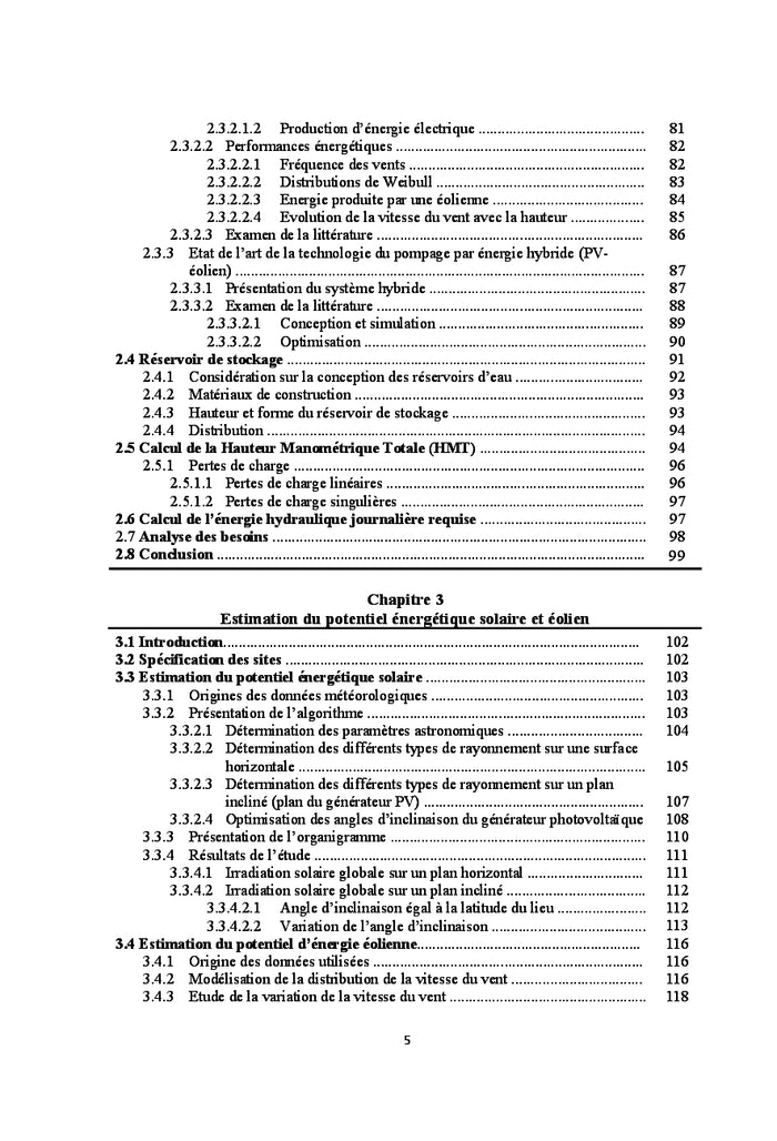 Le pompage de l'eau par les énergies renouvelables